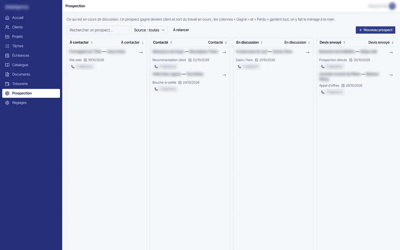 Outil de gestion, la prospection : du premier contact à la signature